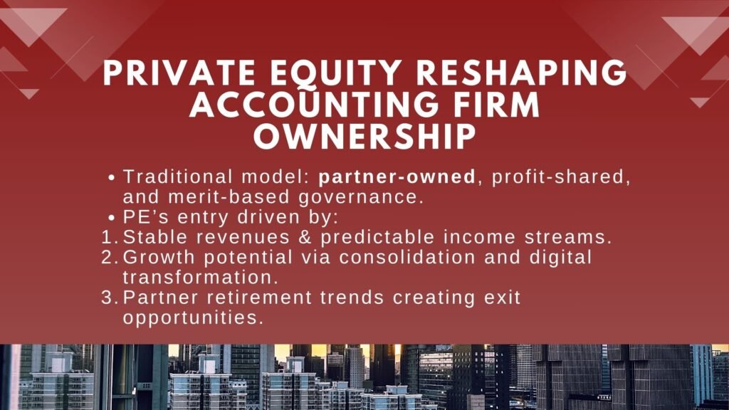 How Private Equity is Reshaping Accounting Firm Ownership