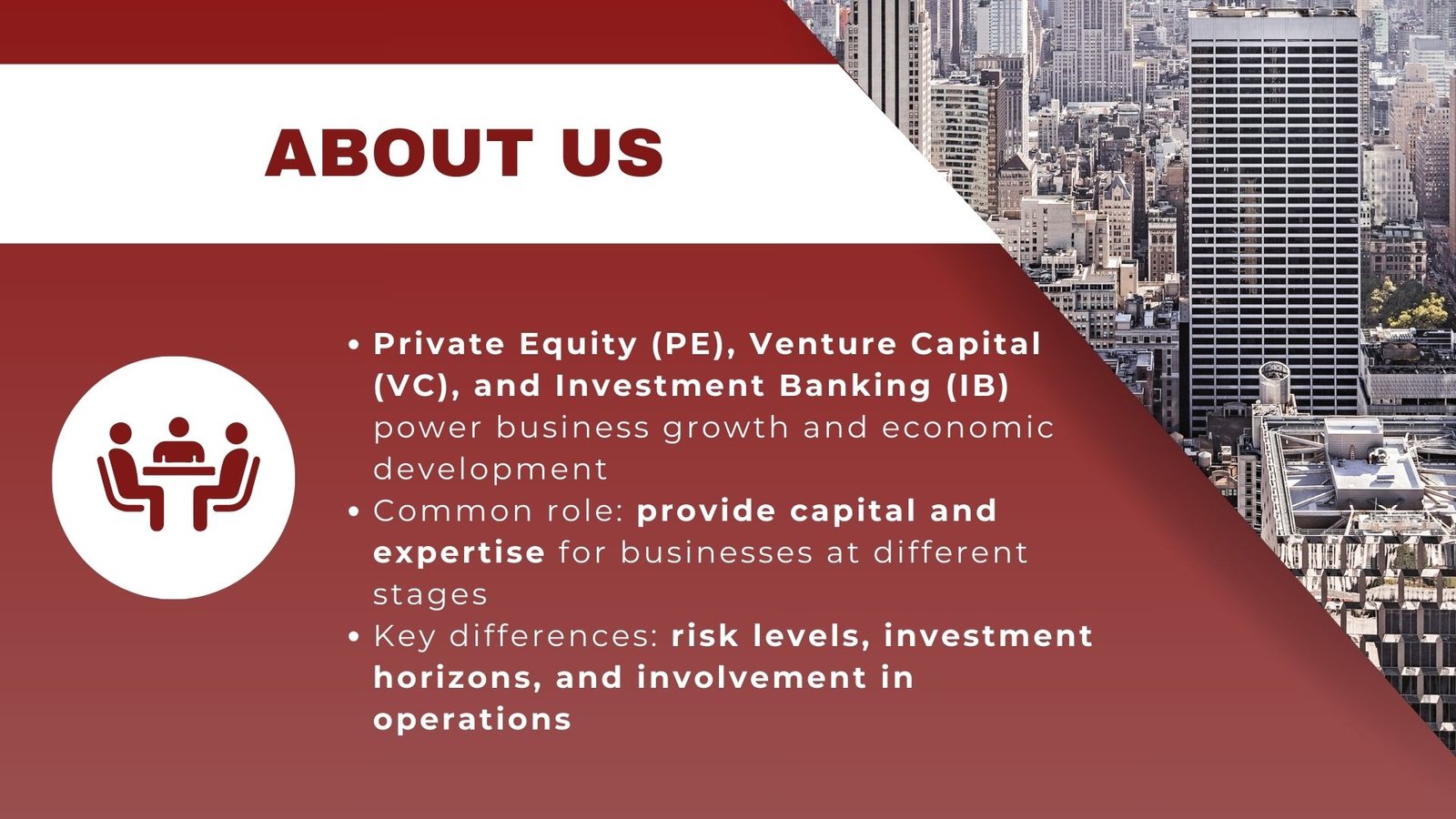 Private Equity Venture Capital and Investment Banking Explained in Finance