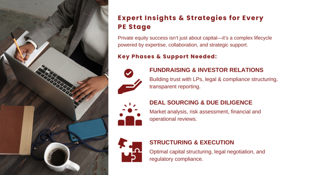 Supporting Every Stage of Private Equity with Expert Insights and Strategies