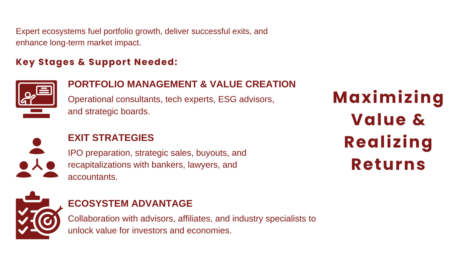 Supporting Every Stage of Private Equity with Expert Insights and Strategies