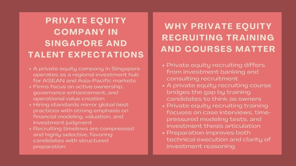 Advance Private Equity Career Preparation
